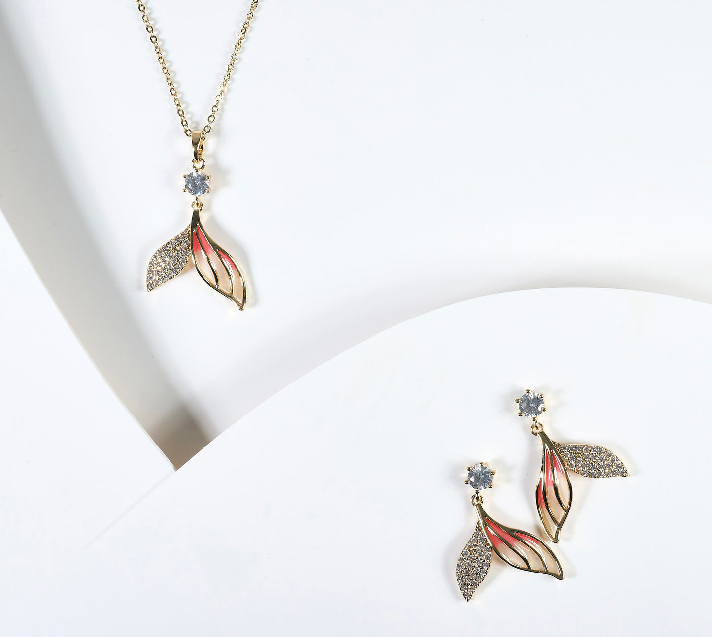 Set de collar con aretes