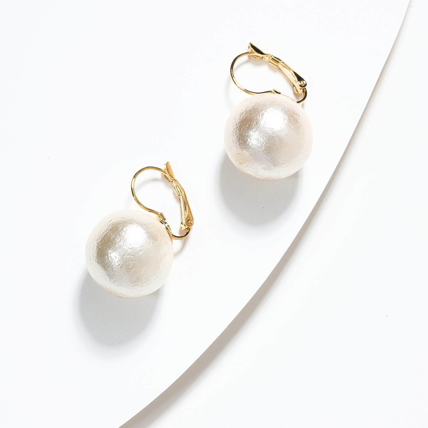 Aretes de perlas chunky
