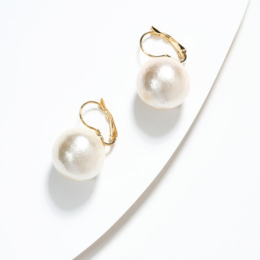 Aretes de perlas chunky