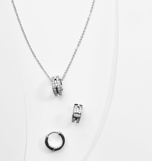 Set de collar y aretes