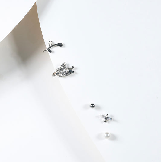 Set de aretes con Ear cuff