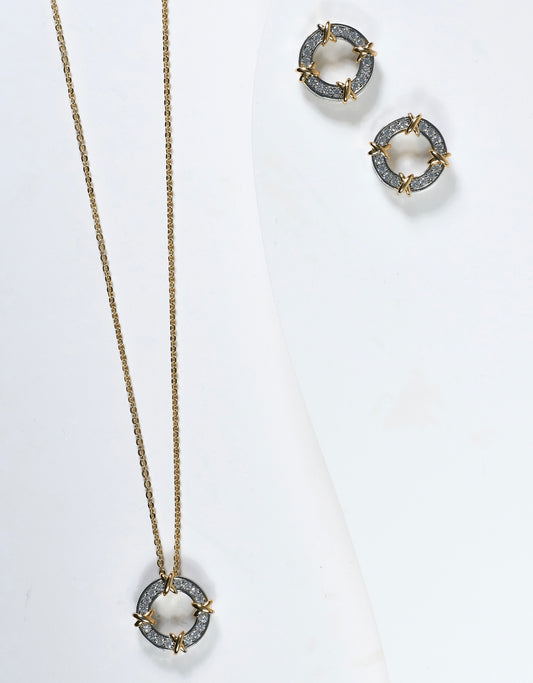 Set de collar con aretes