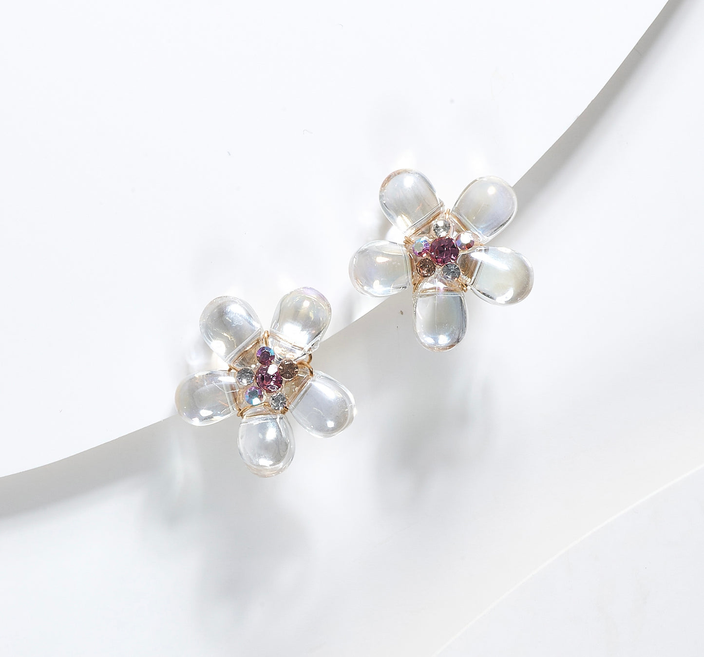 Aretes flores tornasol