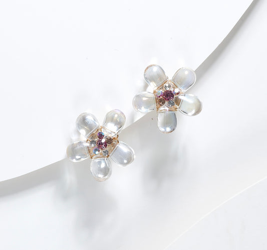 Aretes flores tornasol