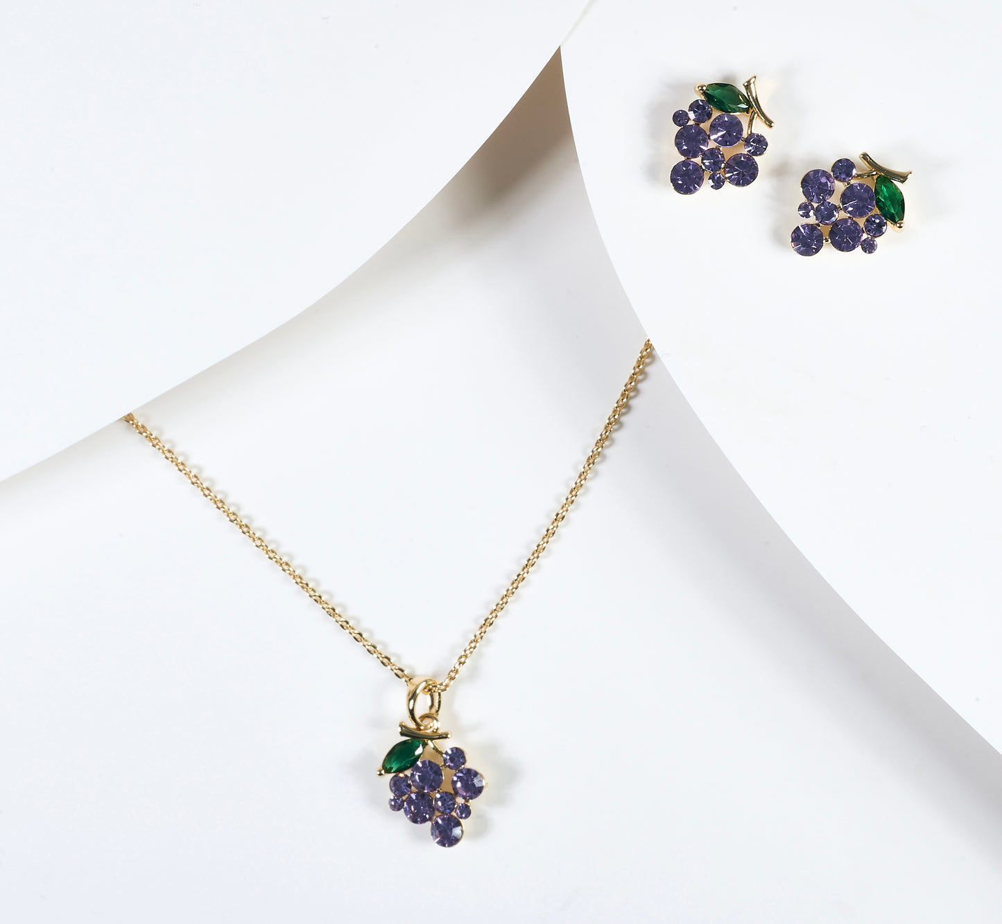 Set de collar y aretes