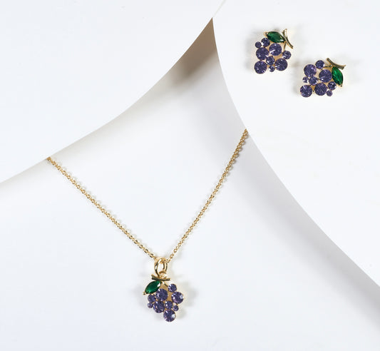 Set de collar y aretes