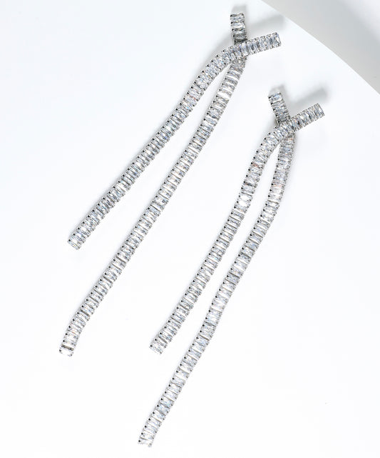 Aretes largos elegantes