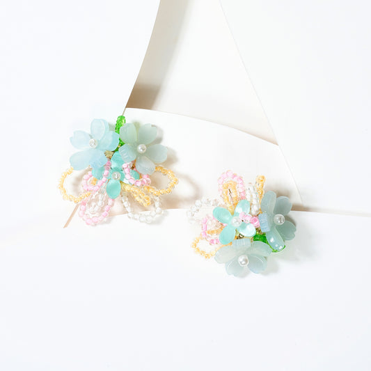 Aretes de flores