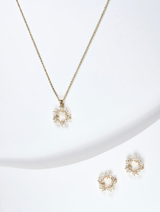 Set de collar con aretes